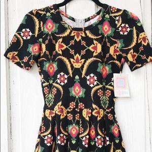 LulaRoe Amelia Dress XXS Black